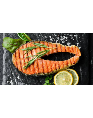 Сьомга стейк — 200 г = 400 ₴